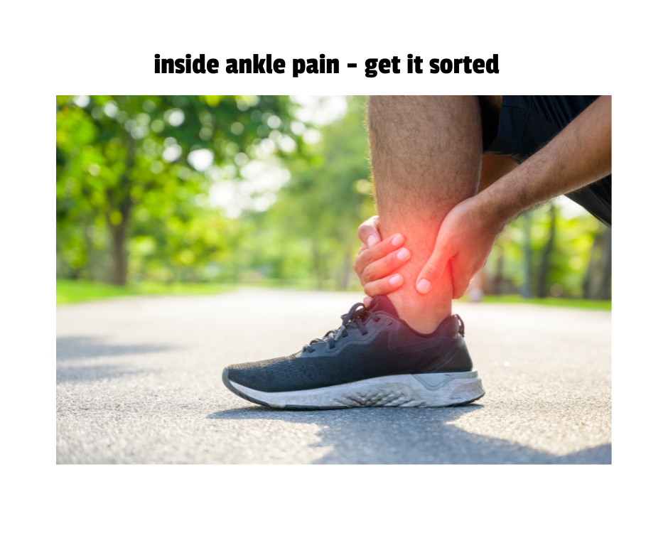 inside ankle pain while running or walking needs to be treated do not leave